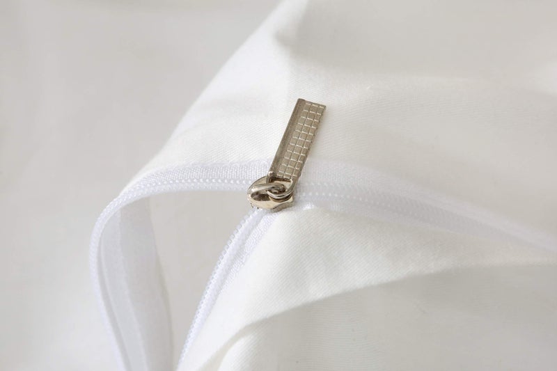 F.Y.Dreams Weighted Blanket Duvet Cover 60x80 inches with 8 Ties,Zipper on Long Side/100% Cotton, Off-White/Just Duvet Cover - Image 4